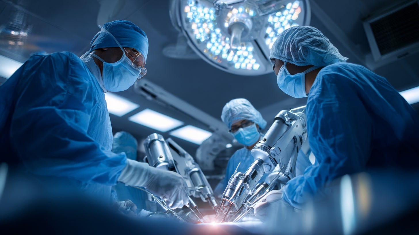Révolution numérique en santé avec robots chirurgicaux et innovations médicales